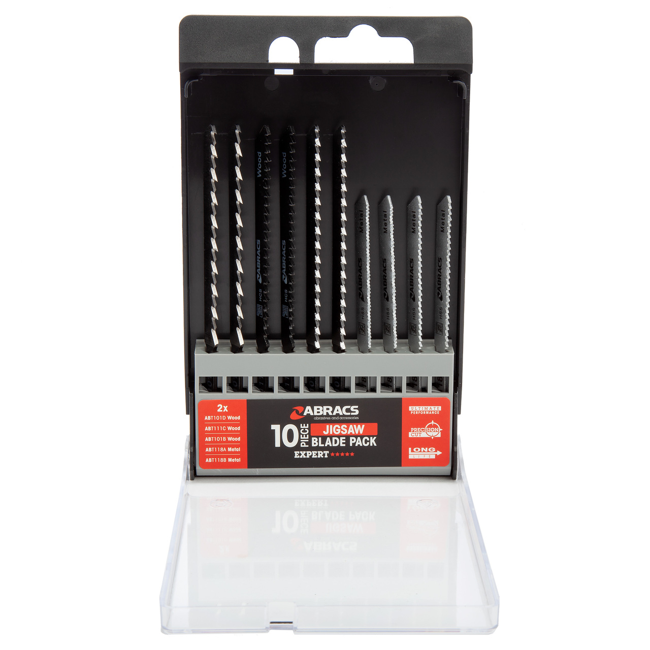 Abracs ABTMIX101 Expert моторен трион Blade Комплект за Wood & Metal (10 Piece)