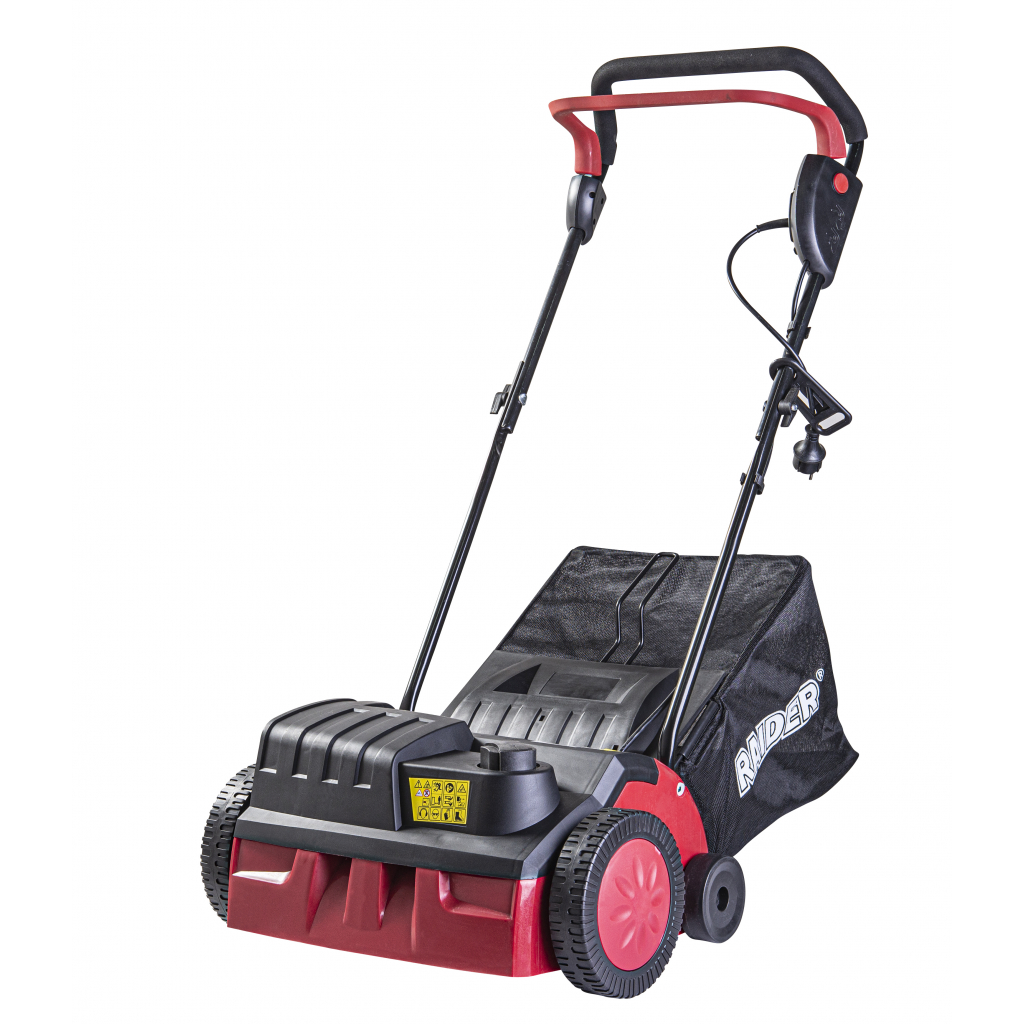 Аератор 2в1 1400W 32cm 30L 2 вала -12+5mm 18 ножа 20 пружини 1200m2 RD-ESC01
