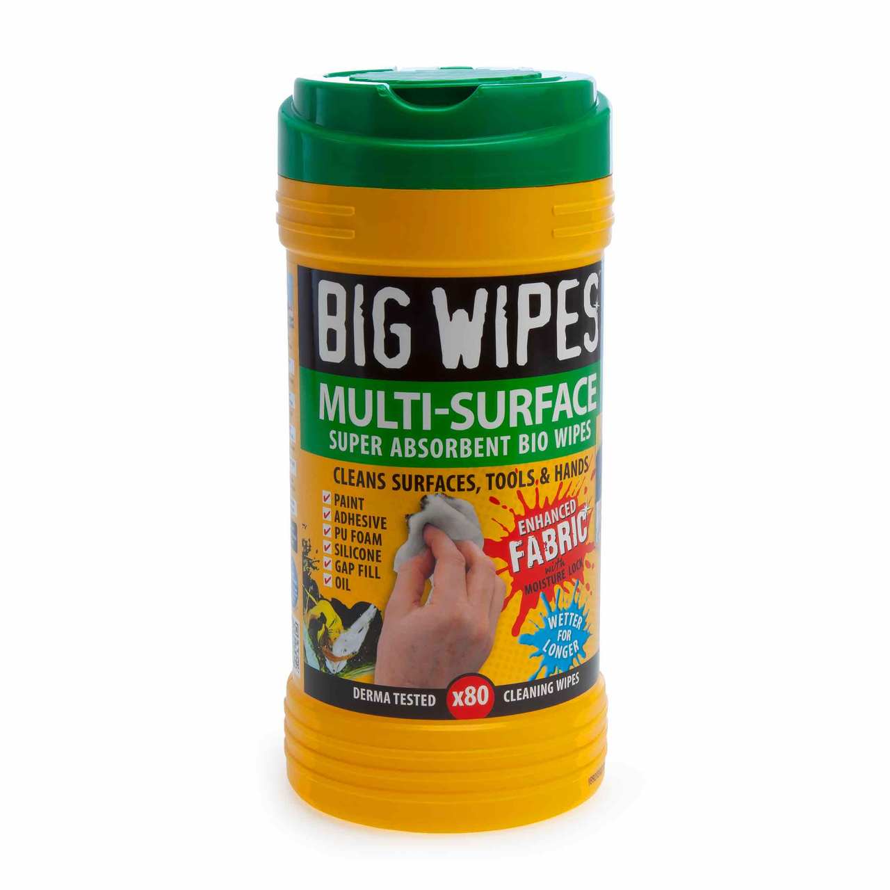 Big Wipes 4X4 Multi Surface Super Absorbant Wipes (80 кърпички)