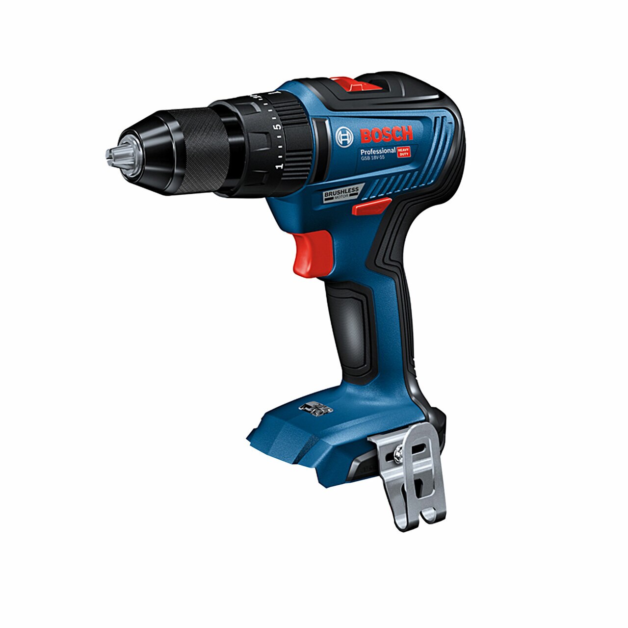 Акумулаторен безчетков винтоверт Bosch 06019H5302 GSB 18V-55 ( само корпус)