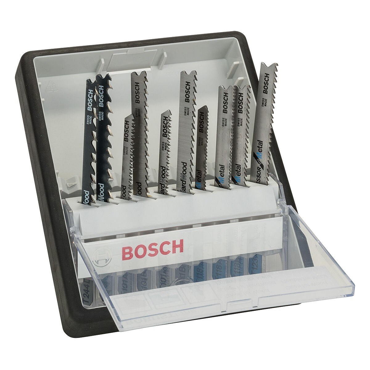 Bosch 2607010542 Здрава Line дърво и метал моторен трион Blade Set - Single Луг Shank (10 Piece)