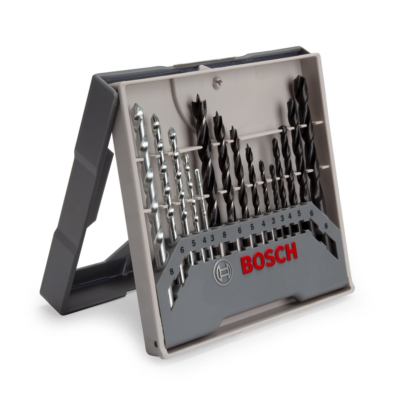 Комплект смесени Свредло Bosch 2607017038 за дърво, метал и зидария (15 броя)