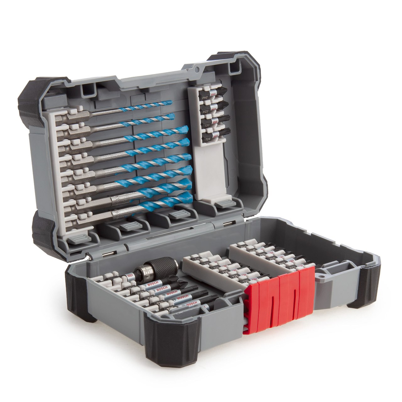 Bosch 2608577147 Мултиконструкционна бормашина и ударна отвертка (35 броя)