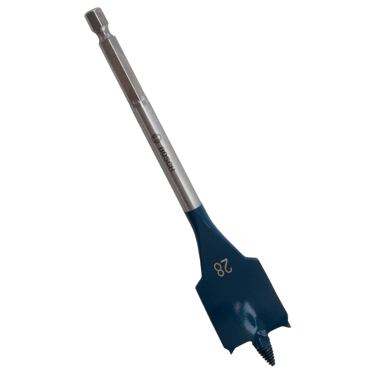 Плоска Свредло Bosch 2608595496 SelfCut Speed с шестостенна дръжка 28 мм х 152 мм