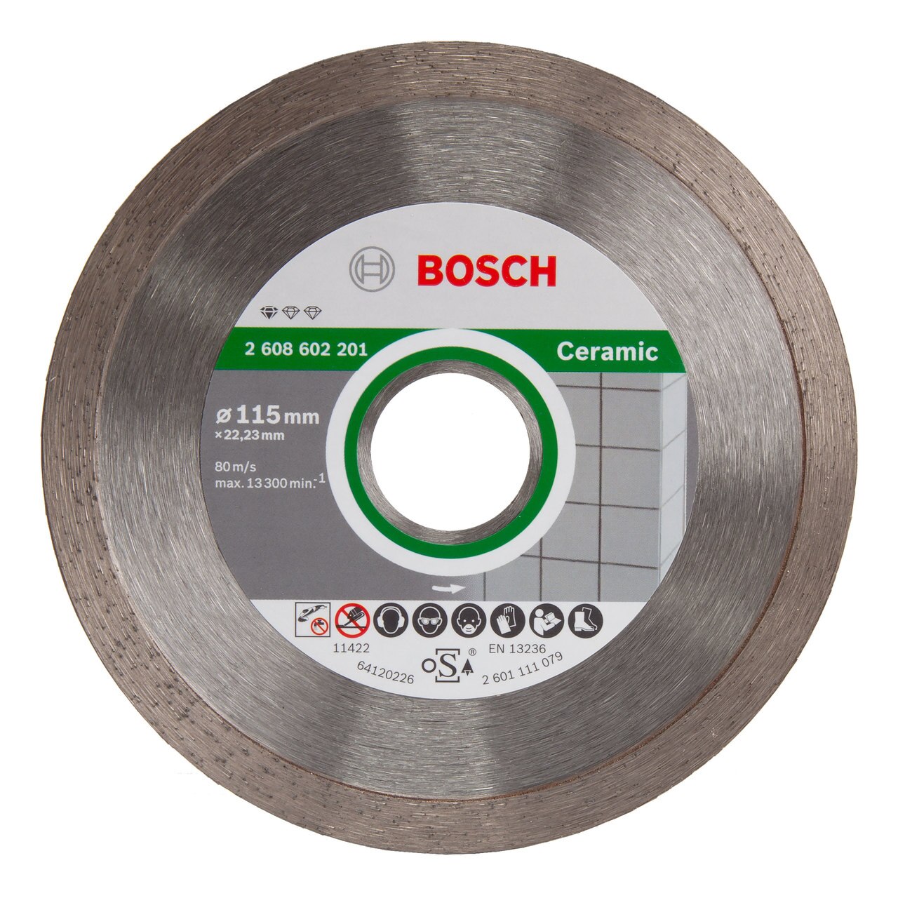 Диамантено заточен диск за керамика Bosch 2608602201 115 мм