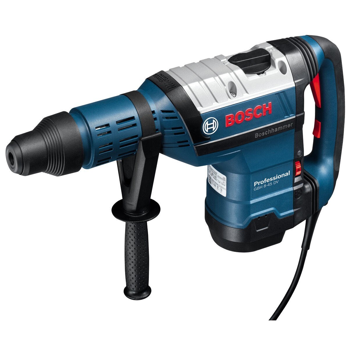 Комбиниран чук Bosch GBH8-45DV (ОСЕМ) SDS Max с контрол на вибрациите 8Kg 240V