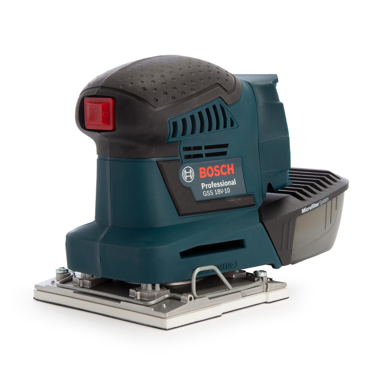 Bosch GSS 18 V-10 Безжичен Orbital Palm машина за шлифоване (само корпус) в LBoxx