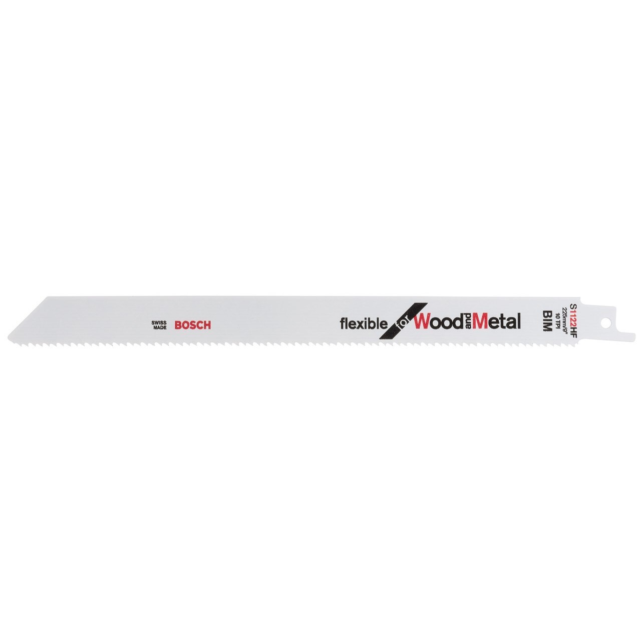 Bosch S1122 HF (2608656021) Гъвкава Саблен трион за дърво и метал двеста двайсет и пет мм (5 Pack)