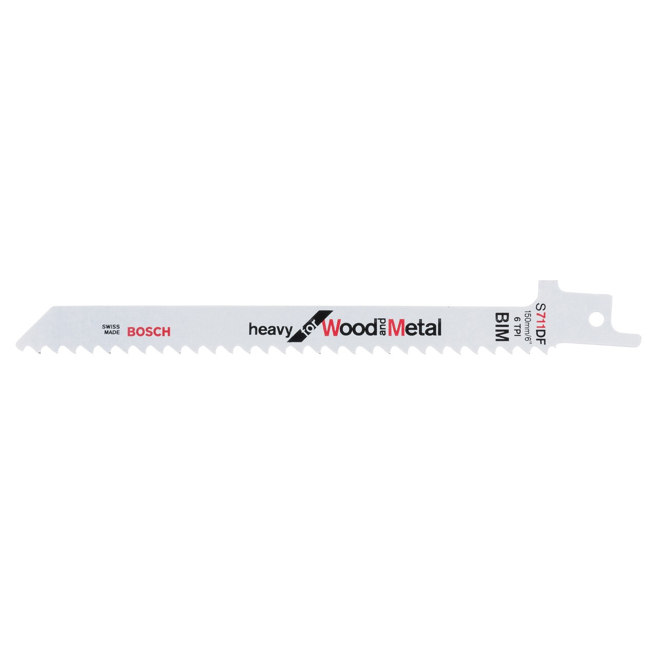 Bosch S711DF (2608656260) Саблен трион ножове за дърво и метал 150 мм (пакет от 5)