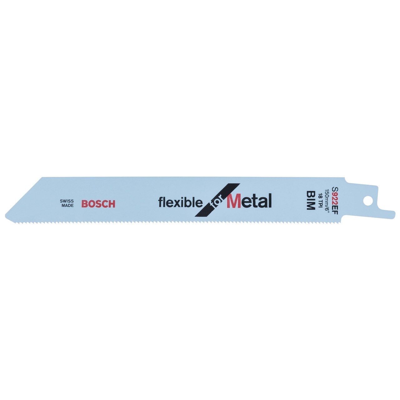 Bosch S922EF гъвкави метални рязане 1.5 - четириmm Саблен трион 150 милиметър (5 Pack)