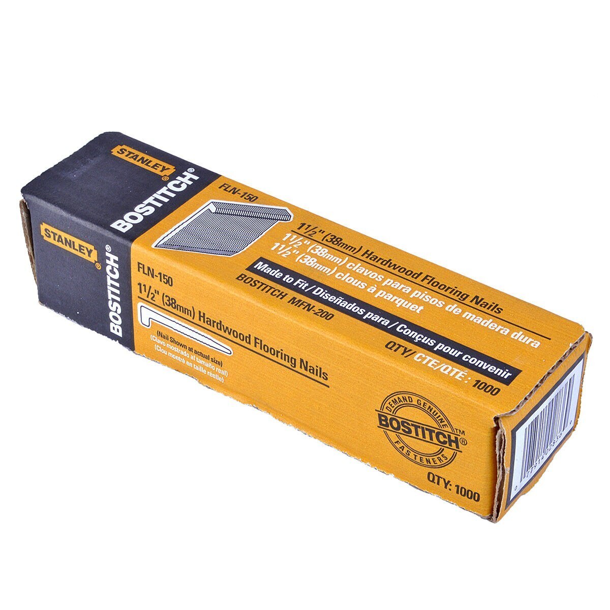 Bostitch FLN-150 за подове Cleat пирони за MFN201E Пистолет за пирони 38милиметър (Pack 1000)