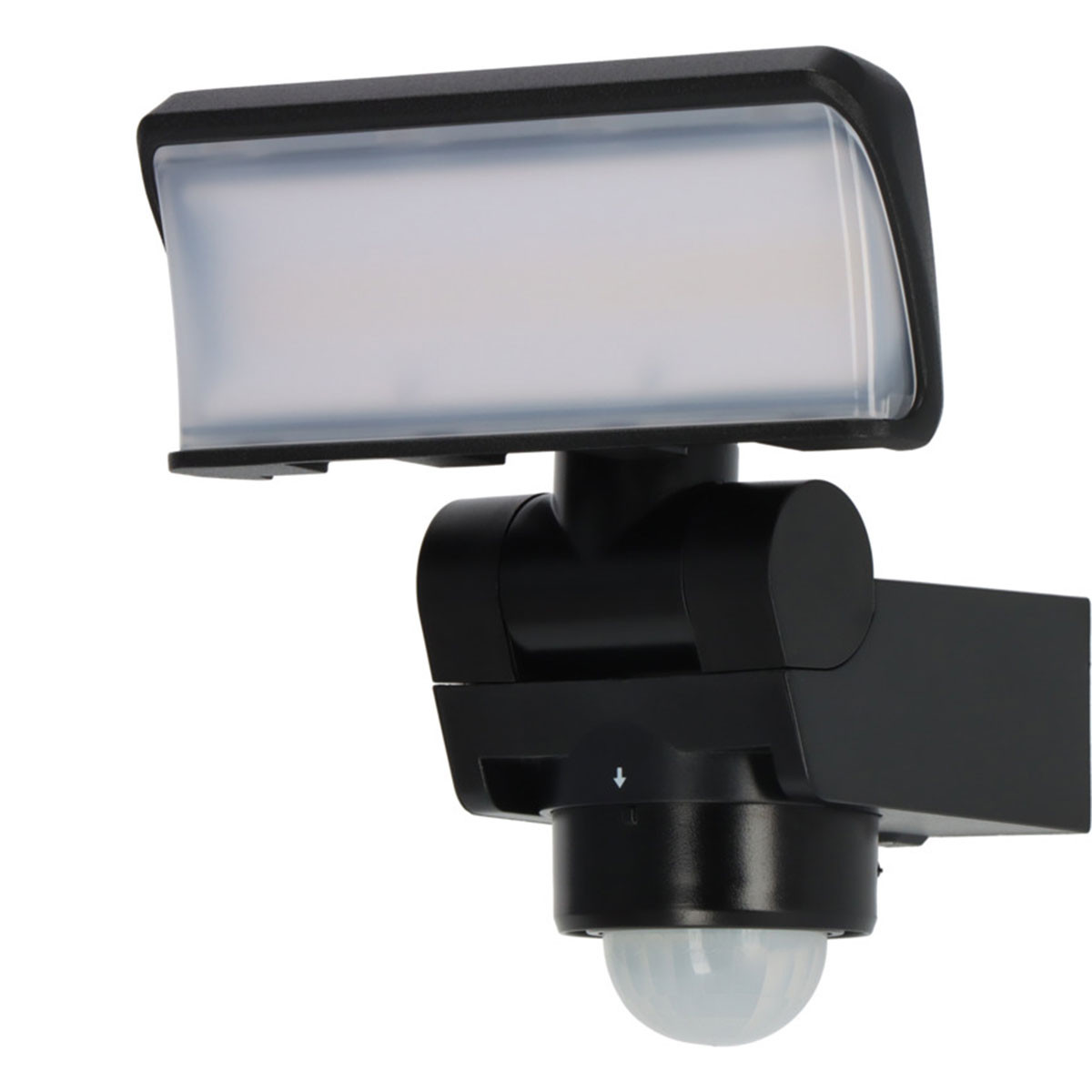 Brennenstuhl 1178080110 Външна LED охранителна лампа със сензор за движение IP44, 1680lm (черна)