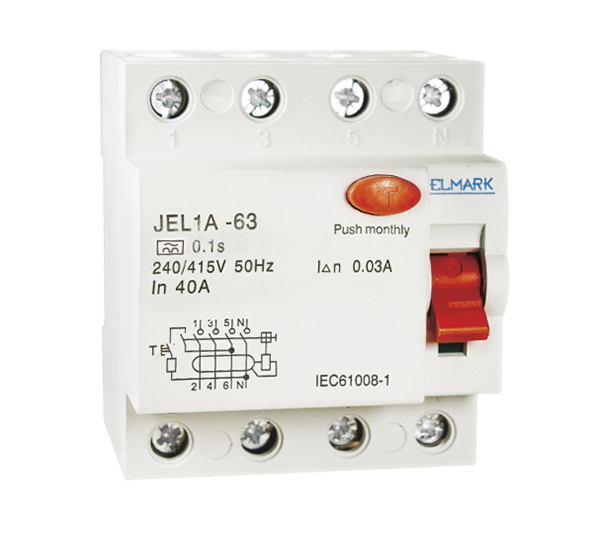 ДЕФЕКТНОТОКОВА ЗАЩИТА JEL1A 4P 10A/30MA