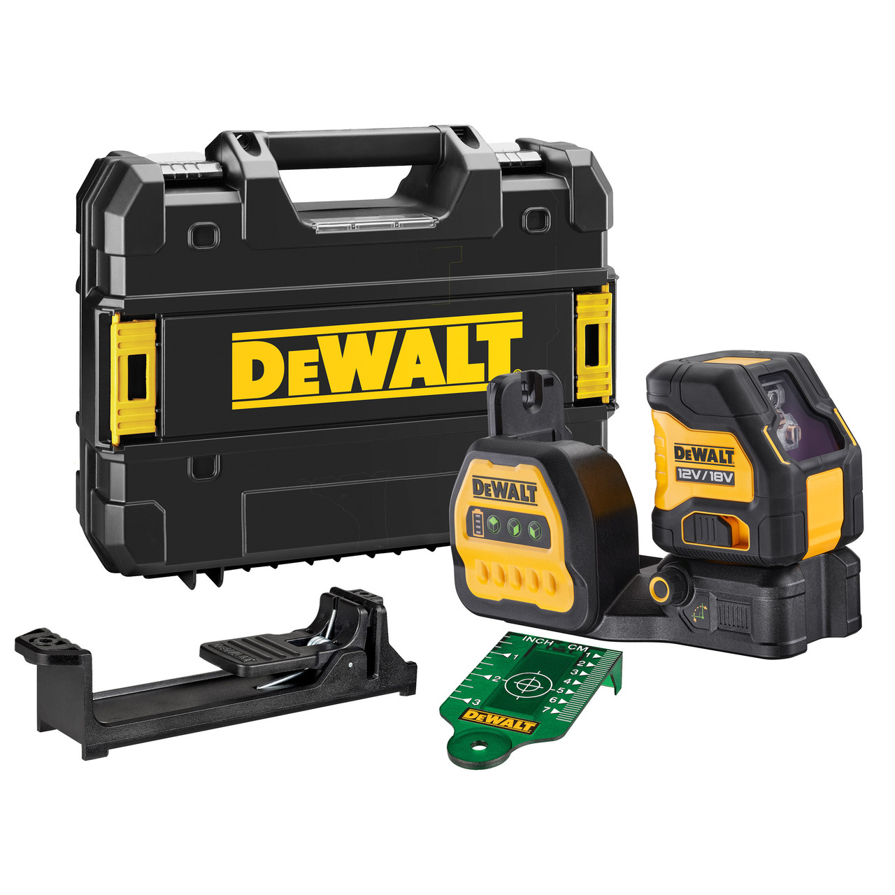 Dewalt DCE088NG18 12/18V Лазер със зелен лъч с кръстосана линия (само корпус)