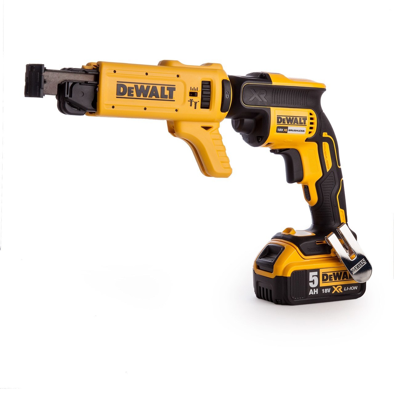 Dewalt DCF620P2K 18V безчеткова отвертка за гипсокартон (2 x 5,0 Ah батерии)