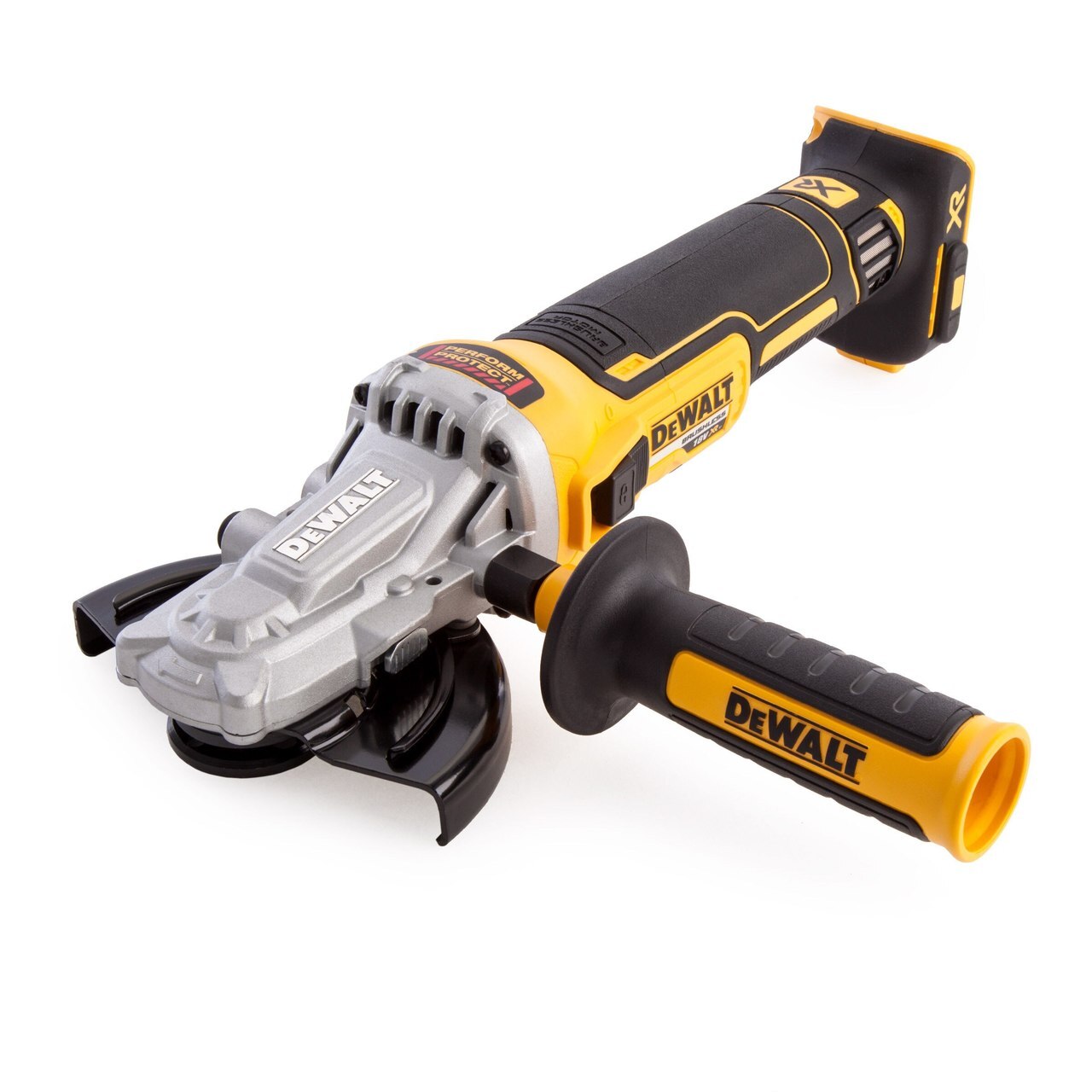 Dewalt DCG405FN 18V XR Безчеткана Ъглошлайф с плоска глава 125 мм (само корпус)