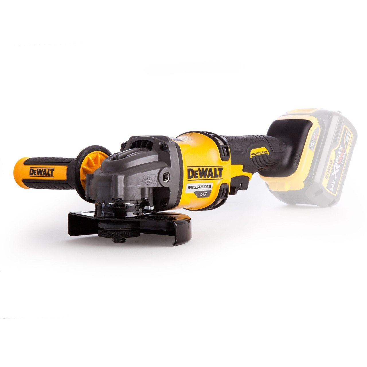 Dewalt DCG414N 54х XR Flexvolt Шлайф машина сто двайсет и пет милиметра (само корпус)