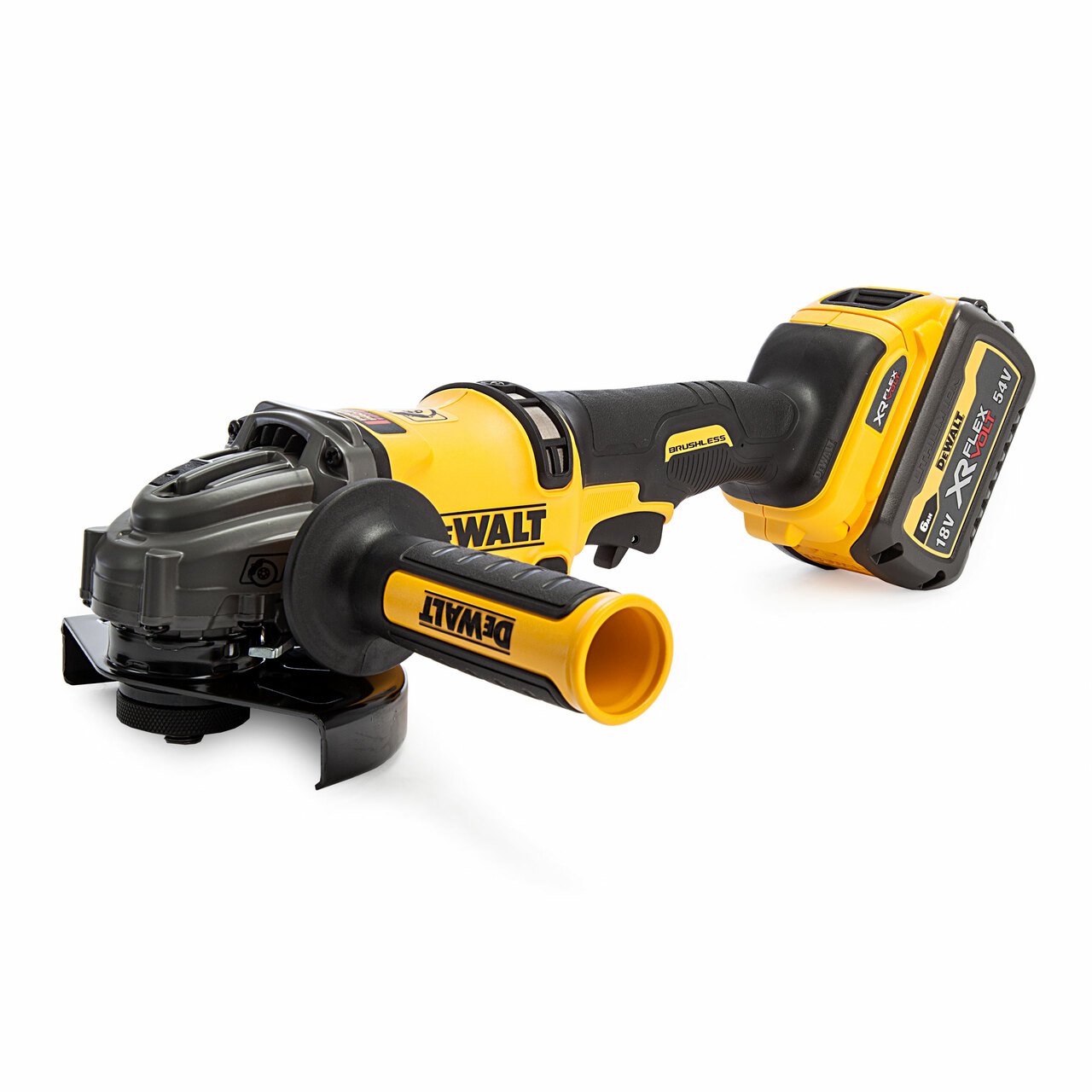 Dewalt DCG418T2 XR 54V Flexvolt Ъглошлайф 125 mm (2 x 6.0Ah батерии)
