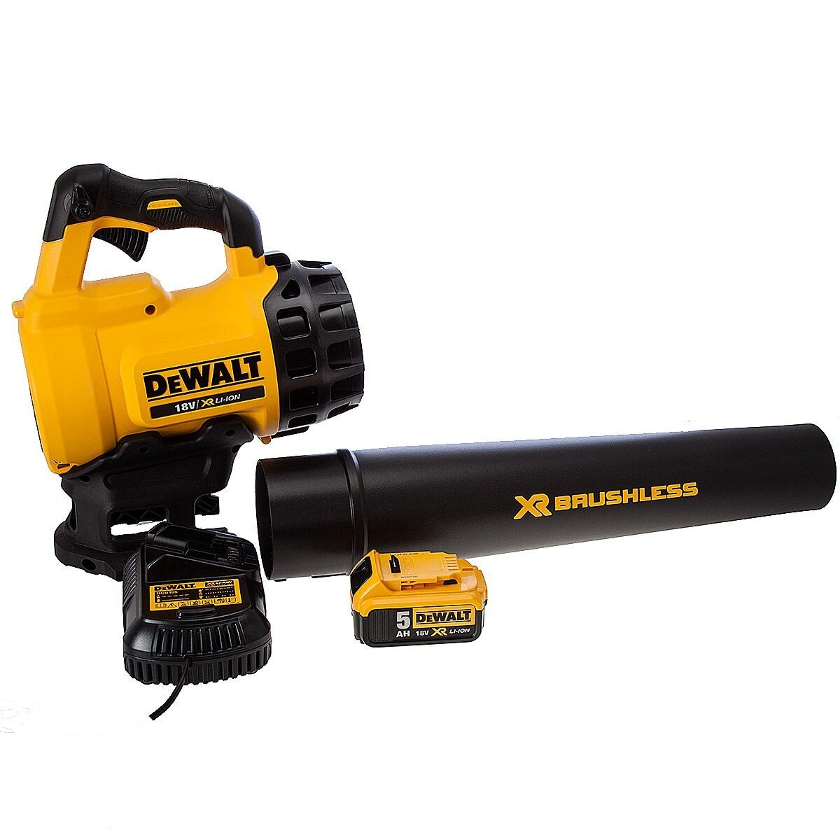 Dewalt DCM562P1 18V безчетков вентилатор на открито (батерия 1 x 5.0Ah)