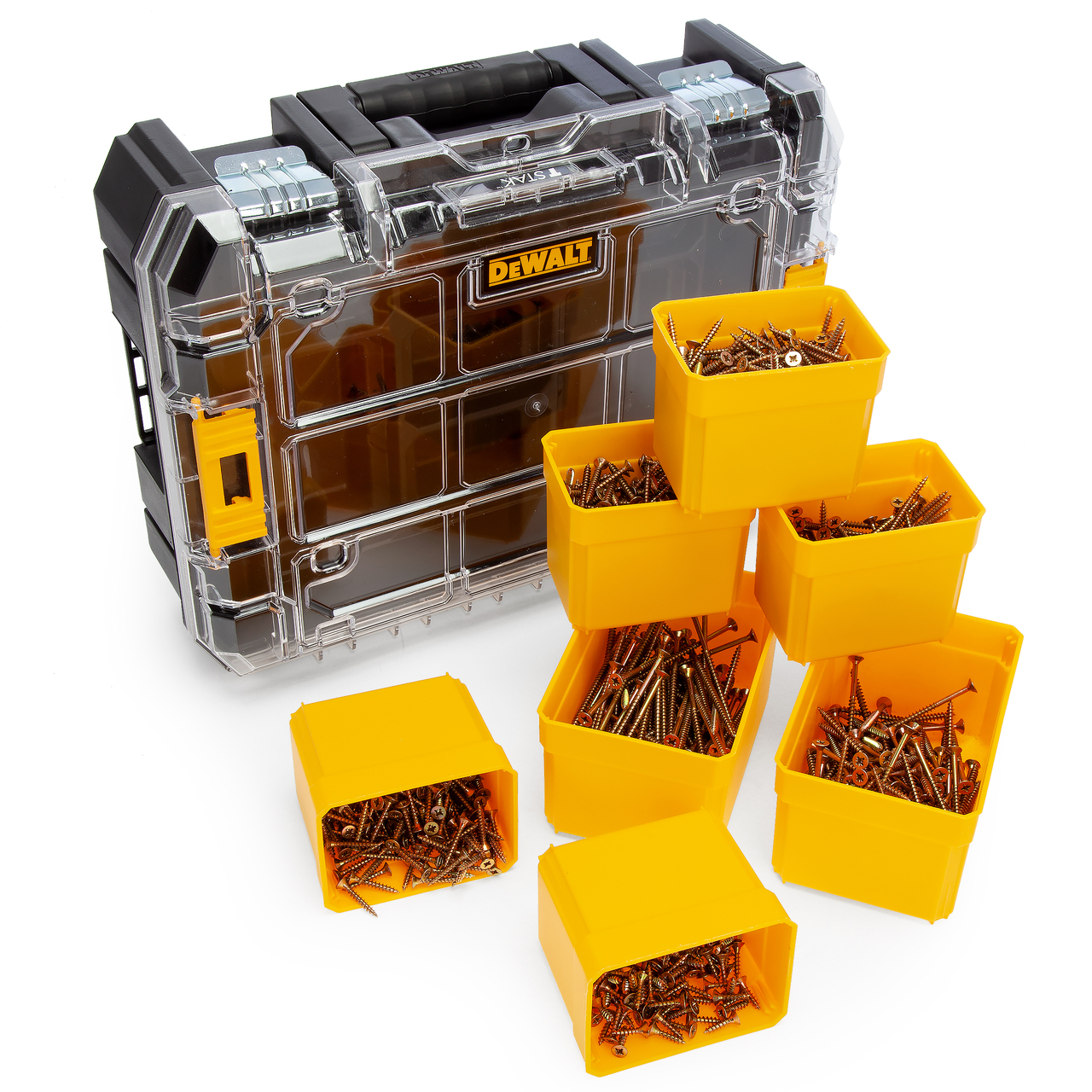 Dewalt DWFWDS1100 Комплект дървени винтове в асортимент в кутия TSTAK (1100 броя)