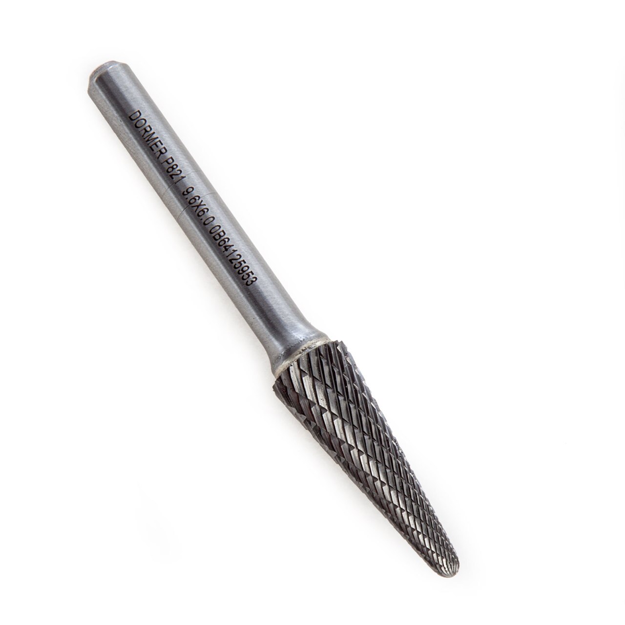 Dormer P821 Carbide Bright Nosed Cone Burr 9.6 x 6.0mm