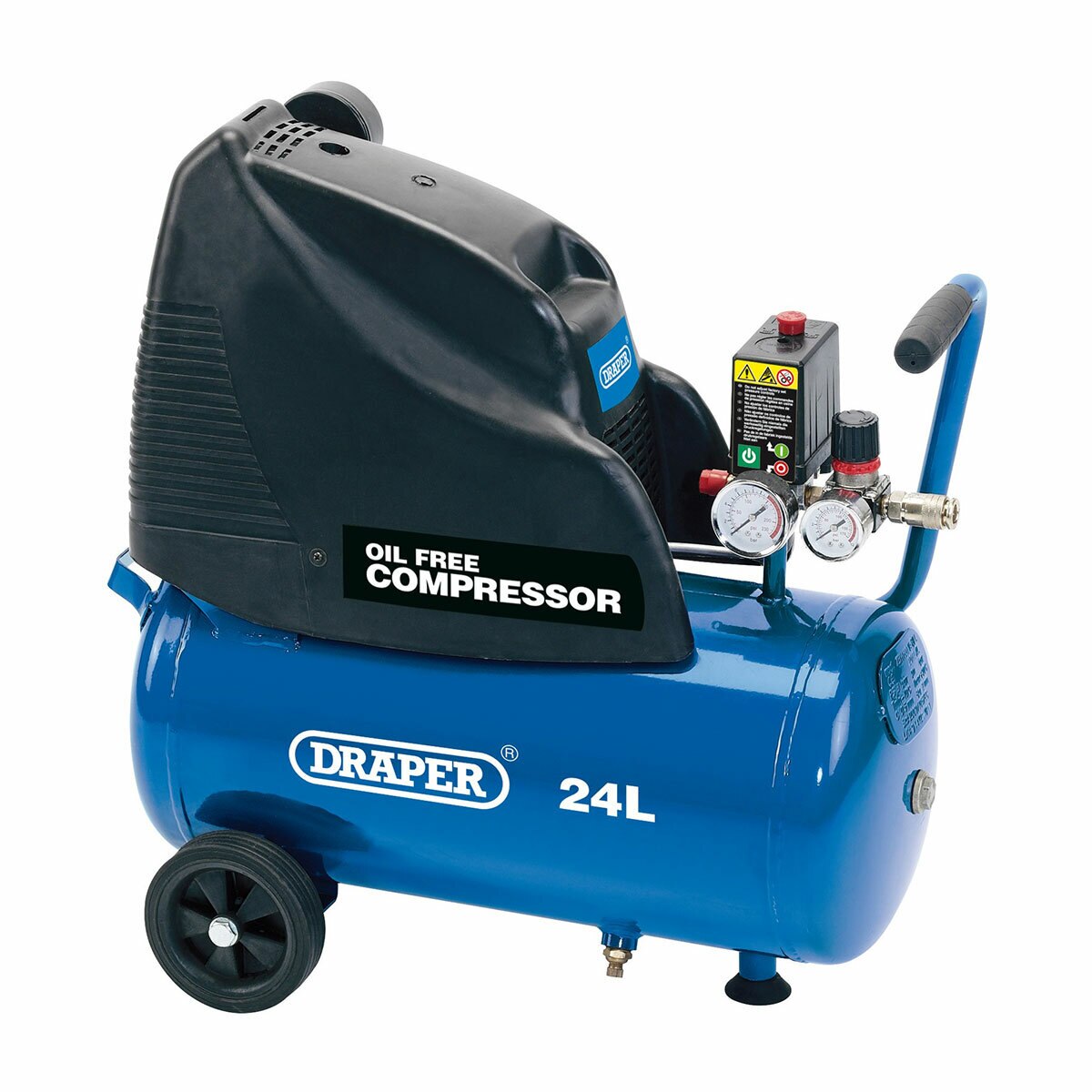 Draper 24978 Безмаслен въздушен компресор 24L (1.1kW)