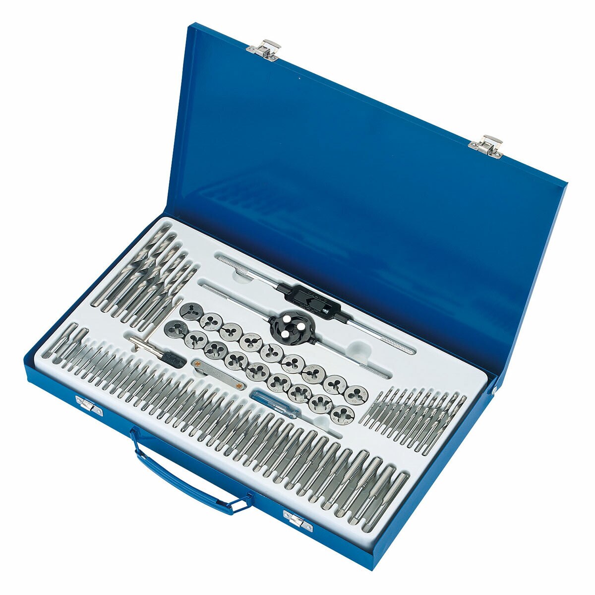 Draper 79205 Комбиниран комплект за кранове и матрица Metric и BSP (75 парчета)