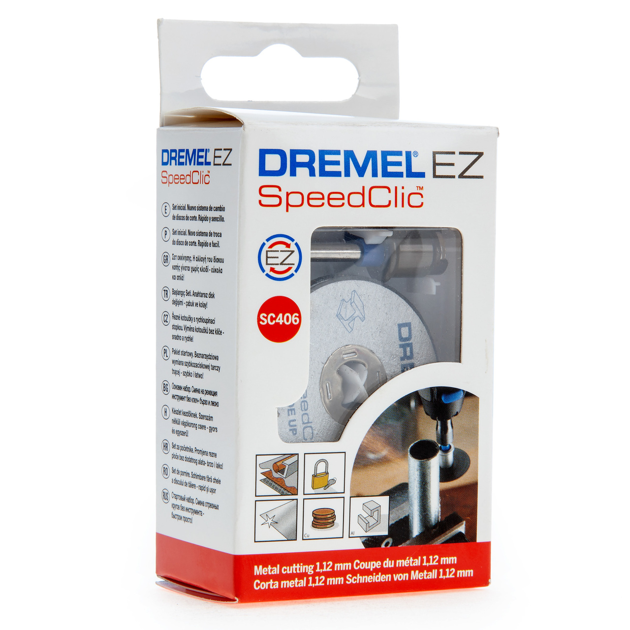 Dremel 2615S406JC (SC406) EZ SpeedClic Стартов комплект Метално режещо колело 38 мм (пакет от 2)