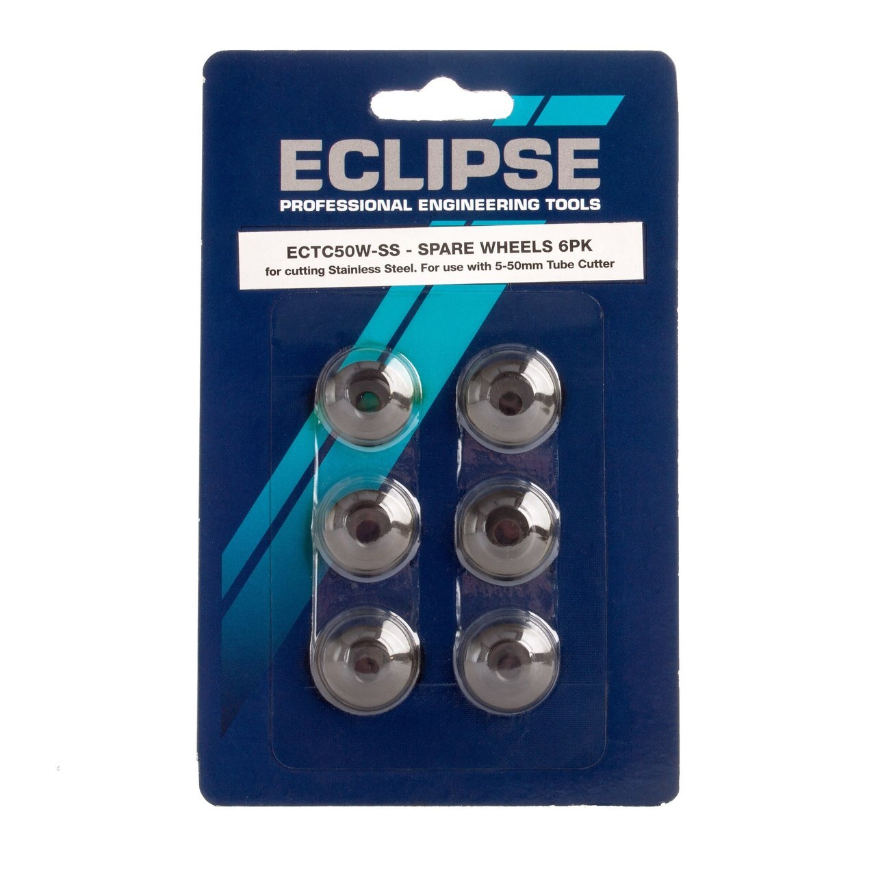 Eclipse ECTC50W-SS резервно колело за резачка за тръби от неръждаема стомана 5-50 мм (пакет от 6)