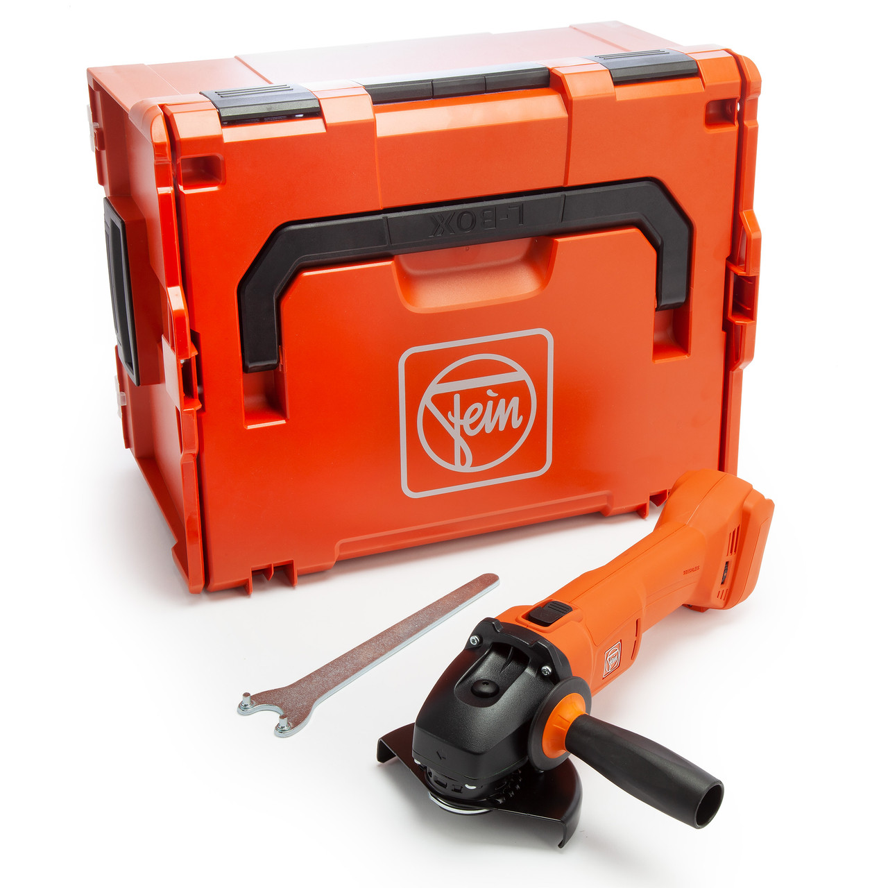 Fein CCG 18-125-10 AS 18V AMPShare 125mm Ъглошлайф (само корпус) в L-Boxx