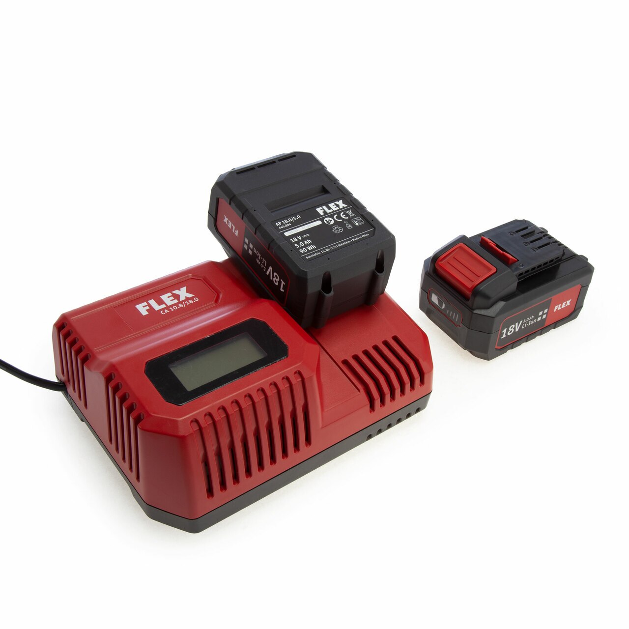 Стартов комплект Flex - 2 x 18V 5.0Ah батерии + комплект зарядно устройство 10.8 / 18V