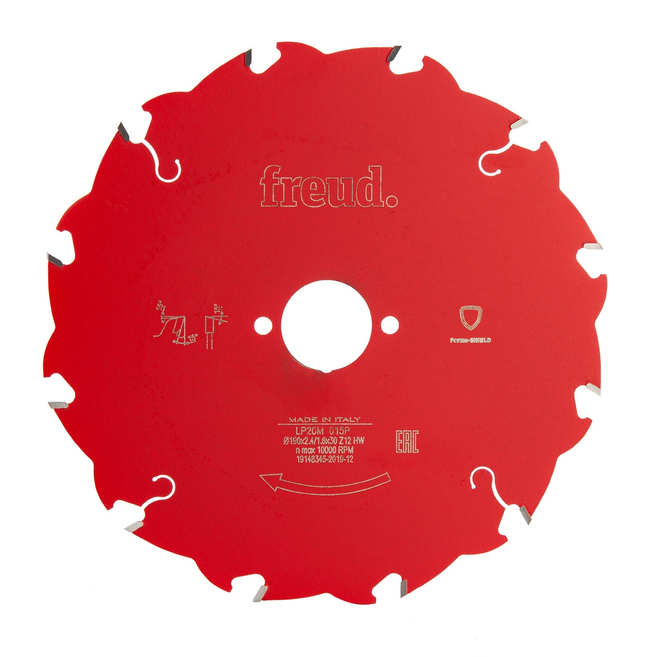 Freud F03FS03623 LP20M 015P за преносими машини от твърда мека / твърда дървесина 190 mm x 30 x 12T
