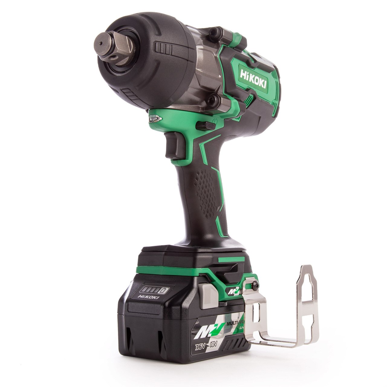 HiKOKI WR 36DA 36V мултиволтов Ударен гайковерт 3 / 4in задвижващ (2 x 2,5Ah батерии)