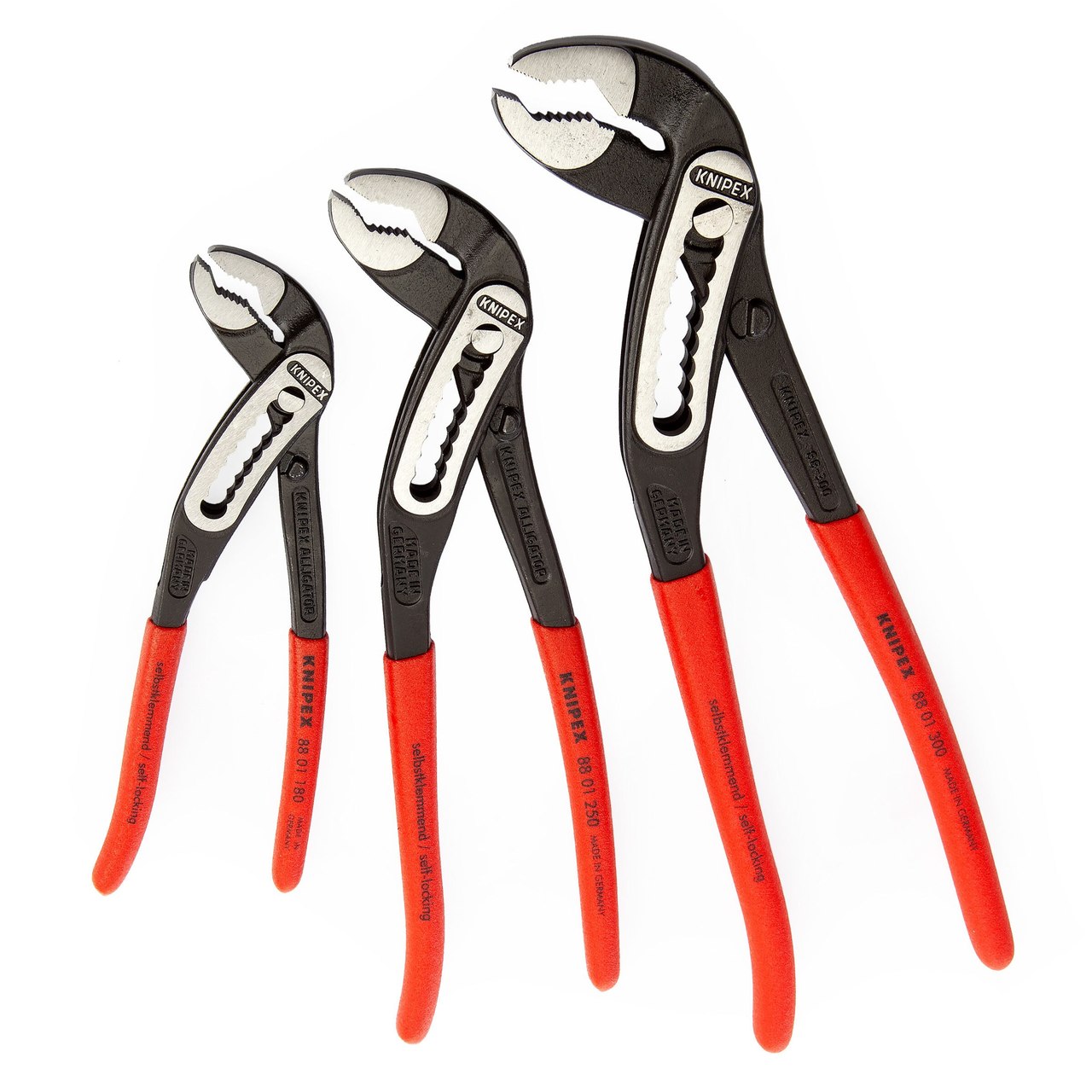 Knipex 002009V03 Alligator Professional Комплект клещи за водна помпа (3 броя)