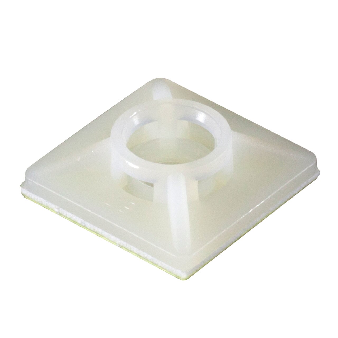 KrimpTerm CA28X28-N 28mm x 28mm (kg) Естествени лепилни основи за кабелни вратовръзки (100 опаковки)
