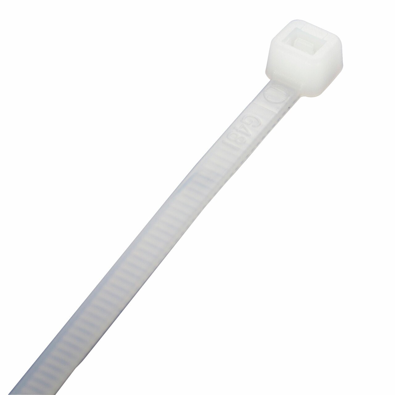 KrimpTerm CT1-W 100mm x 2.5mm (8kg) Естествени найлонови връзки за кабел (100 опаковки)