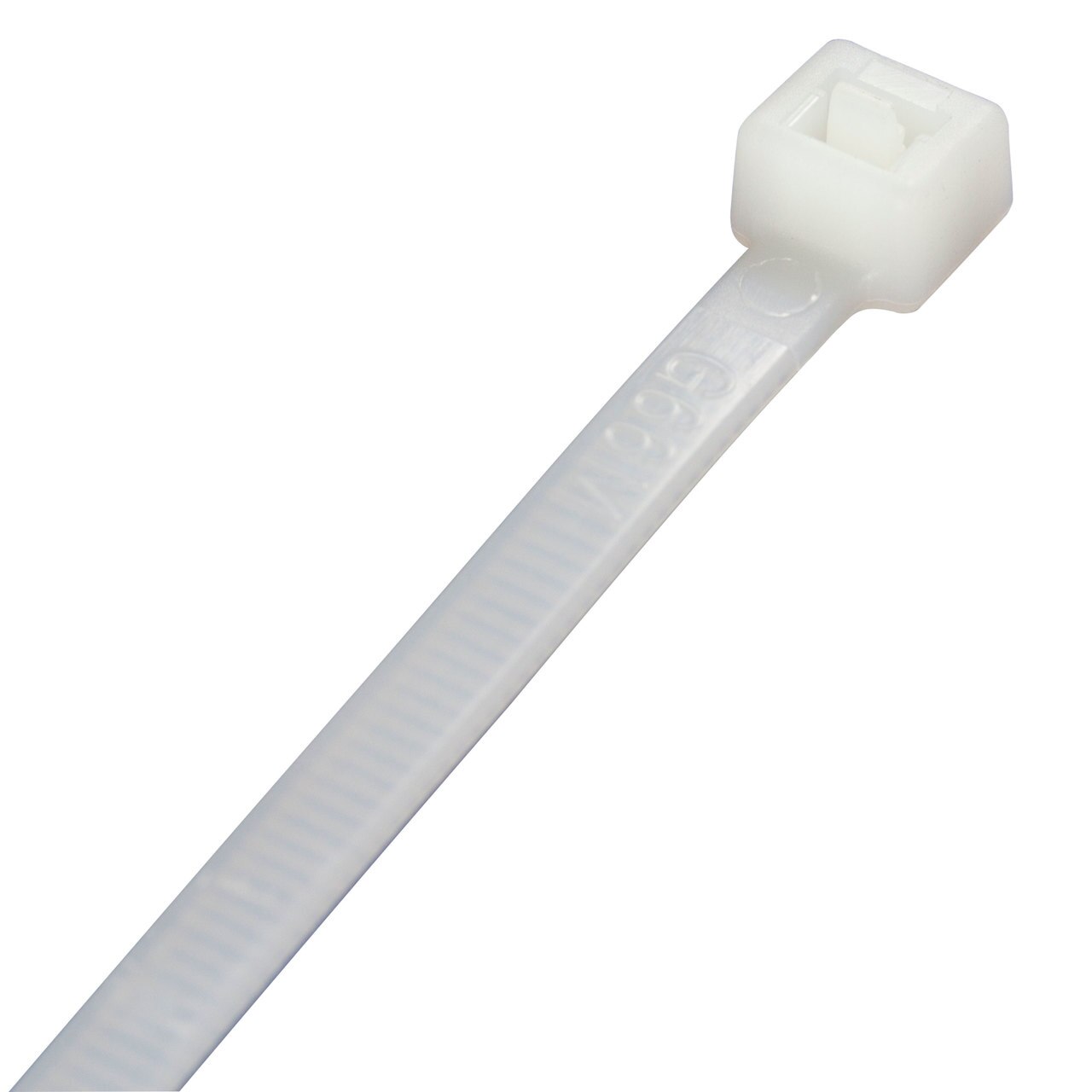 KrimpTerm CT26-W 250mm x 4.8mm (22kg) Естествени найлонови връзки за кабел (100 опаковки)