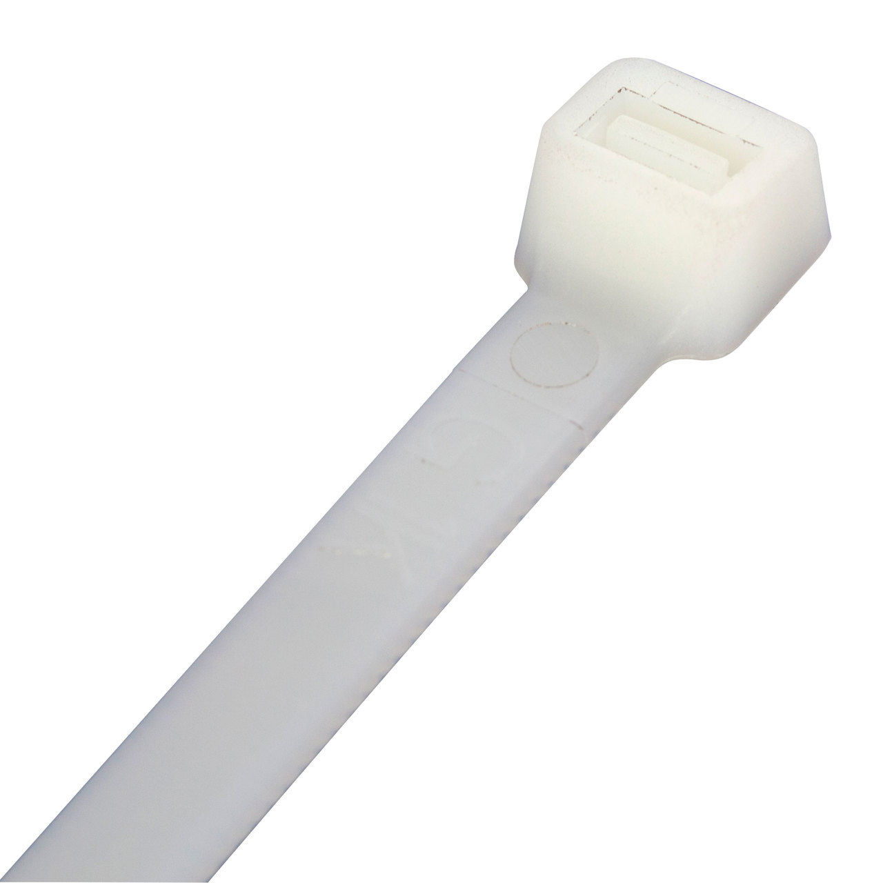 KrimpTerm CT37-W 750mm x 7.6mm (55kg) Естествени найлонови връзки за кабел (100 опаковки)