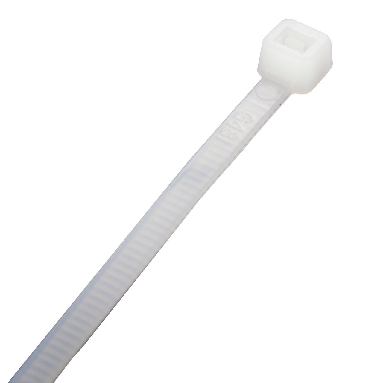 KrimpTerm CT4-W 200mm x 2.5mm (8kg) Естествени найлонови връзки за кабел (100 опаковки)