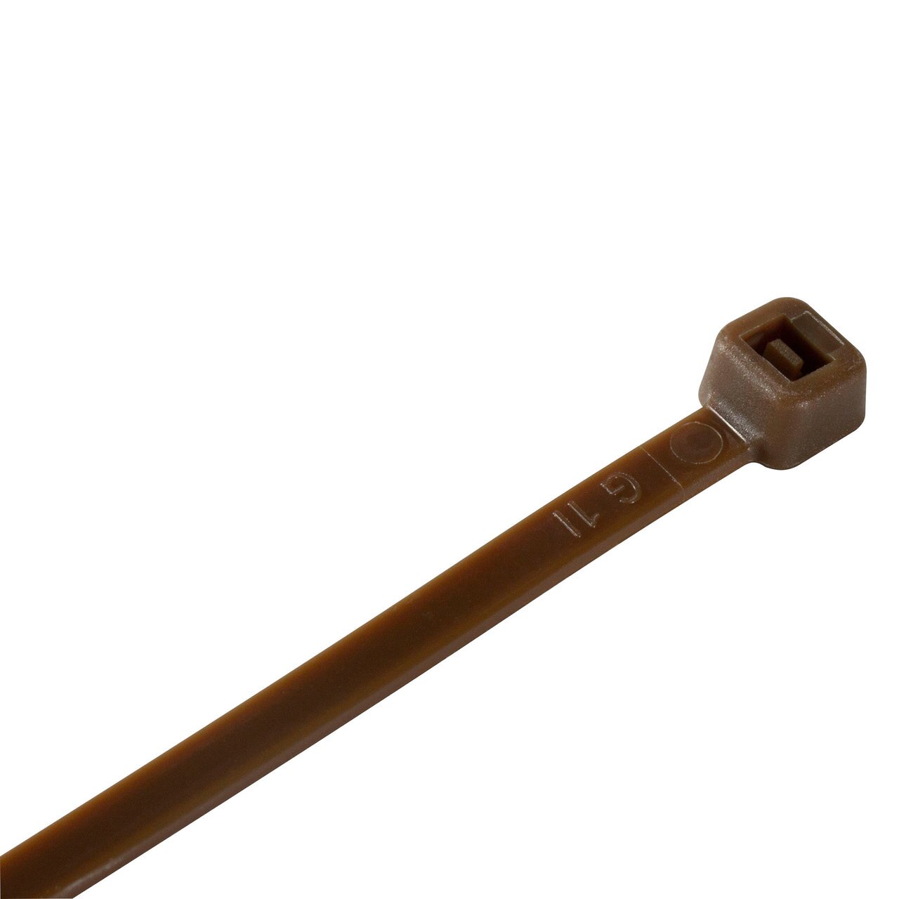 KrimpTerm CT5-BROWN 203mm x 4.8mm (22kg) Кафяви найлонови връзки (100 опаковки)
