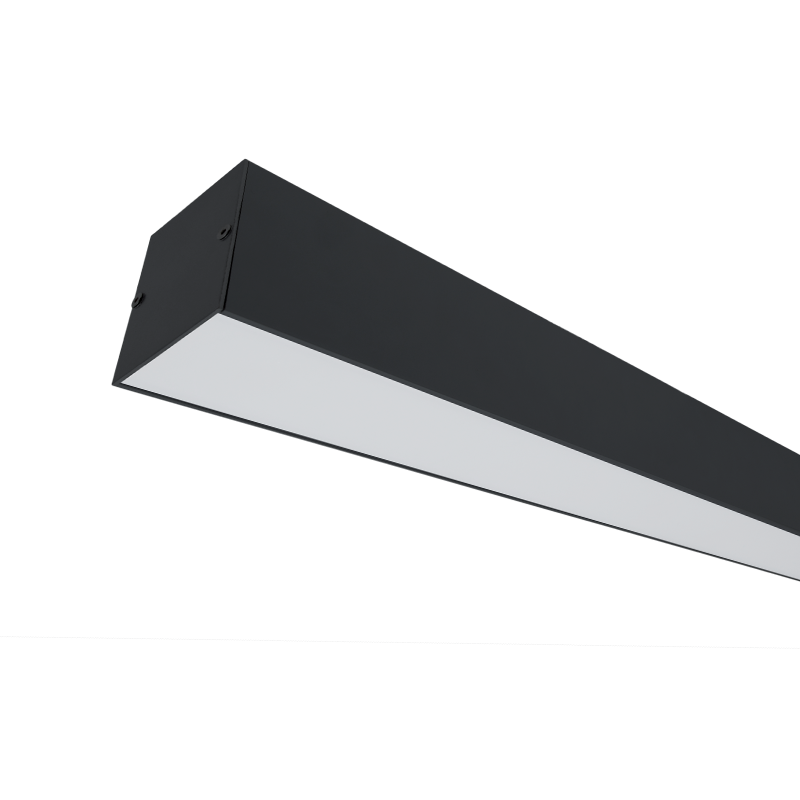 LED PROFILES FOR SURFACE MOUNTING S77 24W 4000K 600MM BLACK+EMERGEMCY KIT