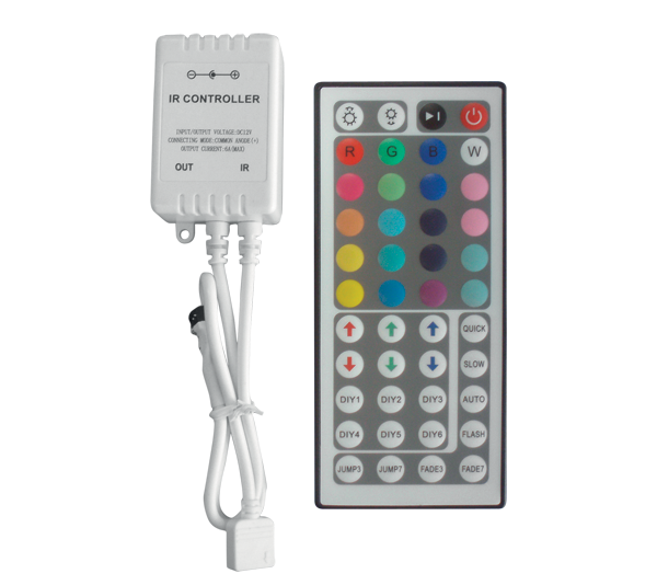LEDRGB КОНТРОЛЕР 12V, 10A С ИНФРАЧЕРВЕНО УПРАВЛЕНИЕ