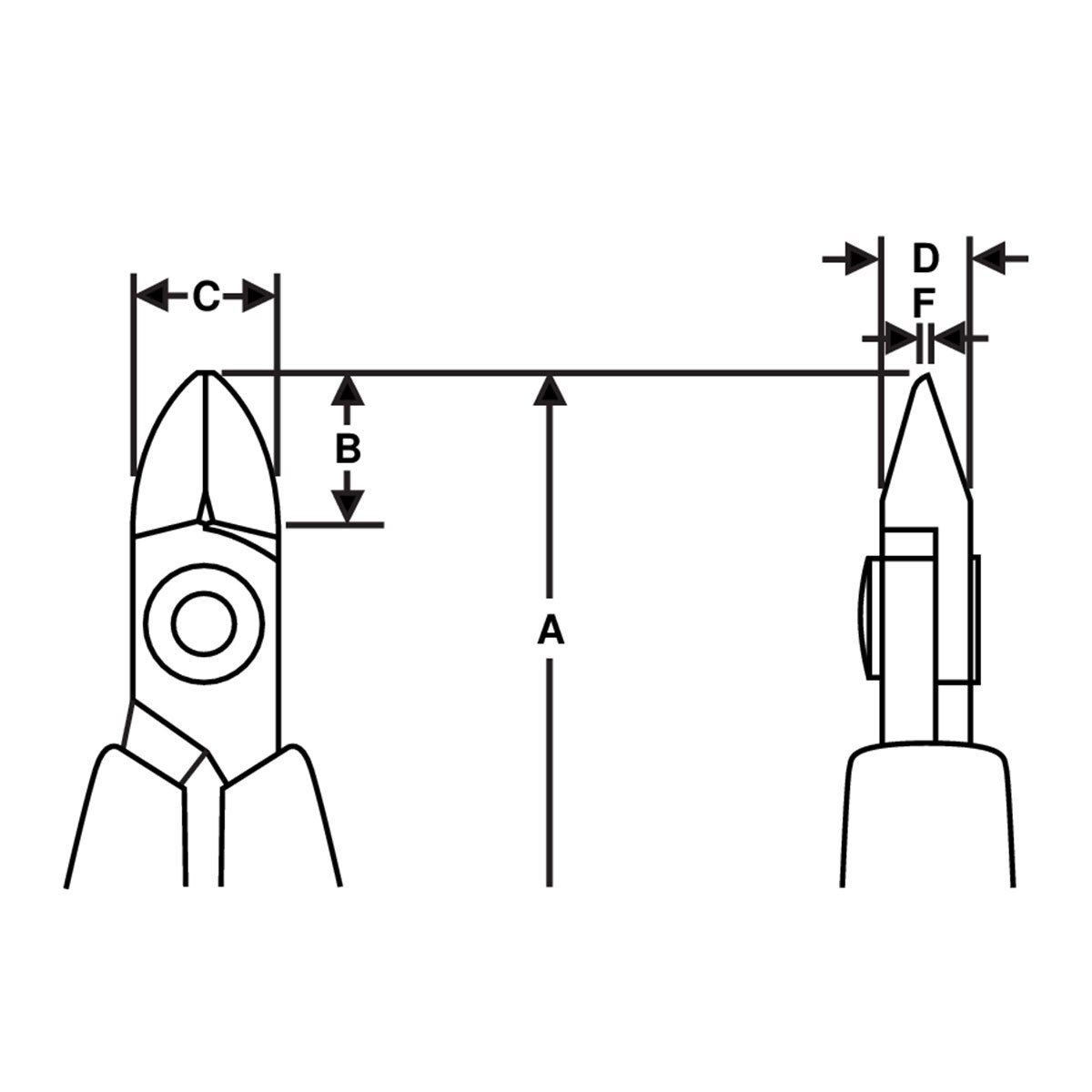 Lindstrom 8160 диагонален нож за рязане с Micro Bevel 125 мм за 86.72лв MashiniPro.BG