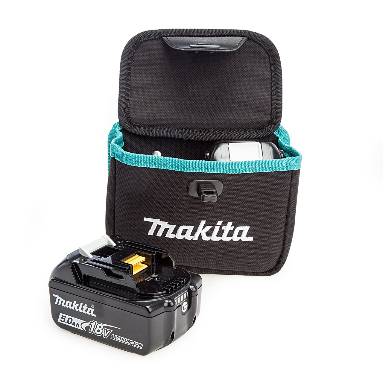Makita 199297-7 двойна торбичка с двойна батерия + 2 x BL1850B 5.0Ah батерии