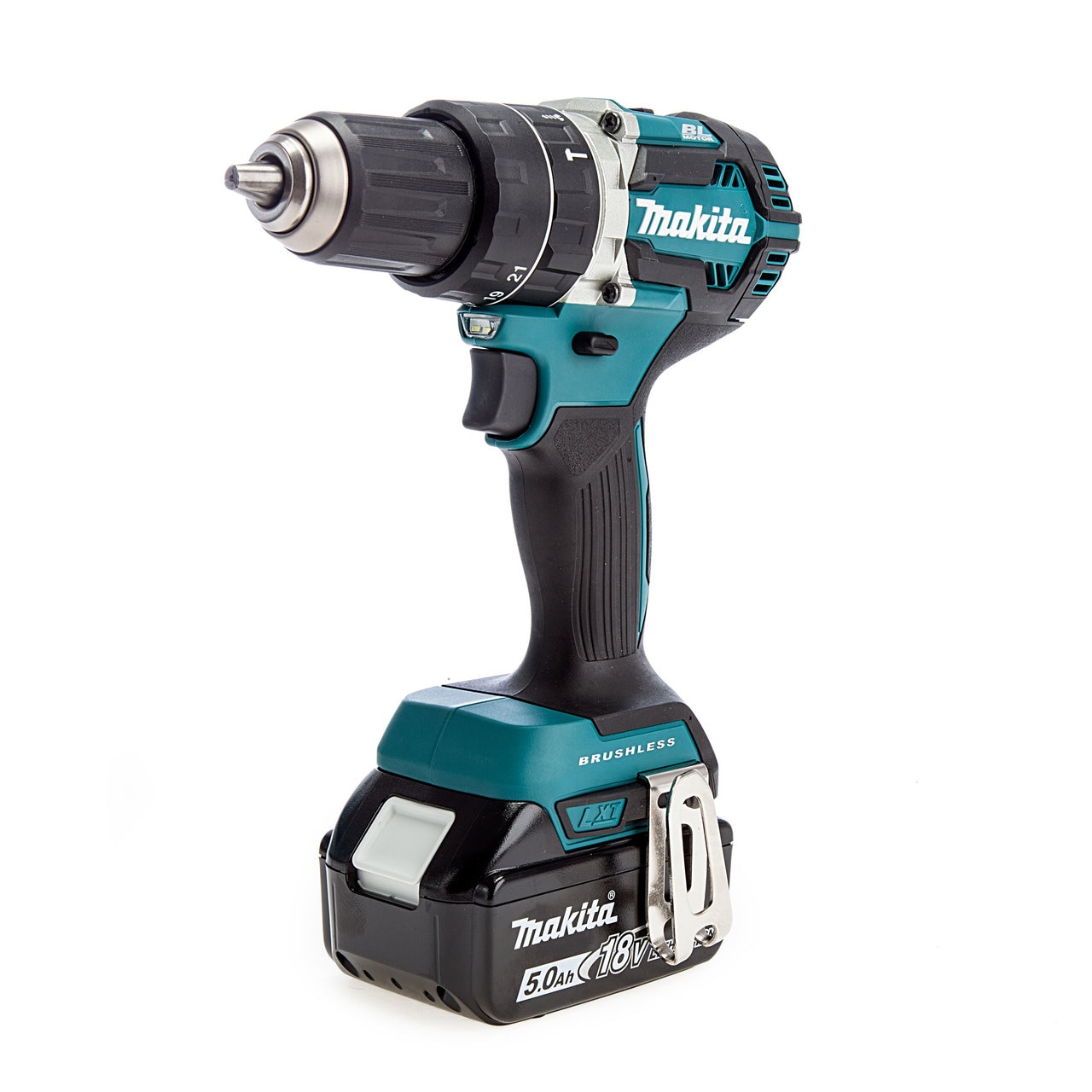Makita DHP484STX5 18V Ударен Винтоверт с комплект от 101 части (батерия 1 x 5.0Ah)