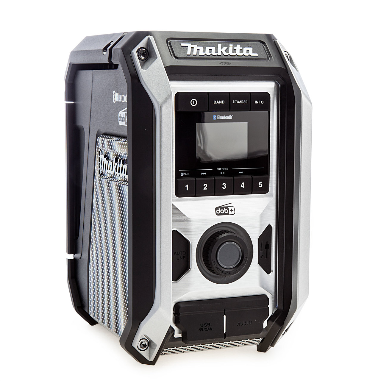 Makita DMR115B Multi Volt Екстремна компактна технология/ LXT DAB + Bluetooth Радио за обект (само корпус)