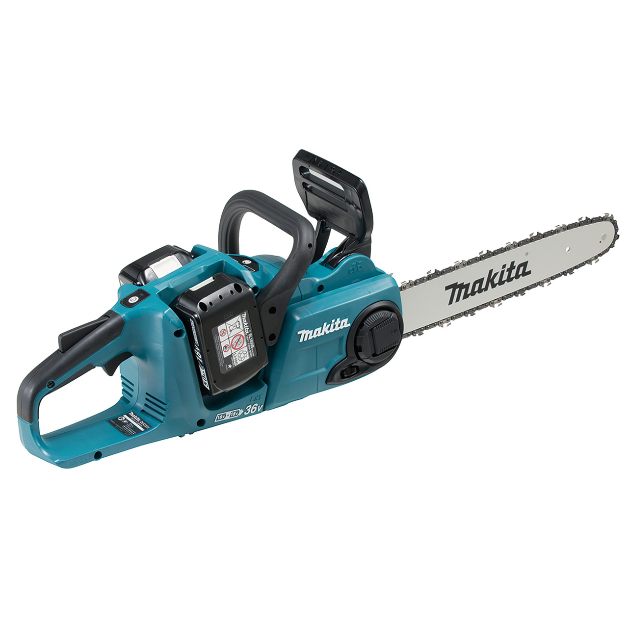 Makita DUC353PT2 36V LXT Акумулаторен трион 35см (2 x 5.0Ah батерии)