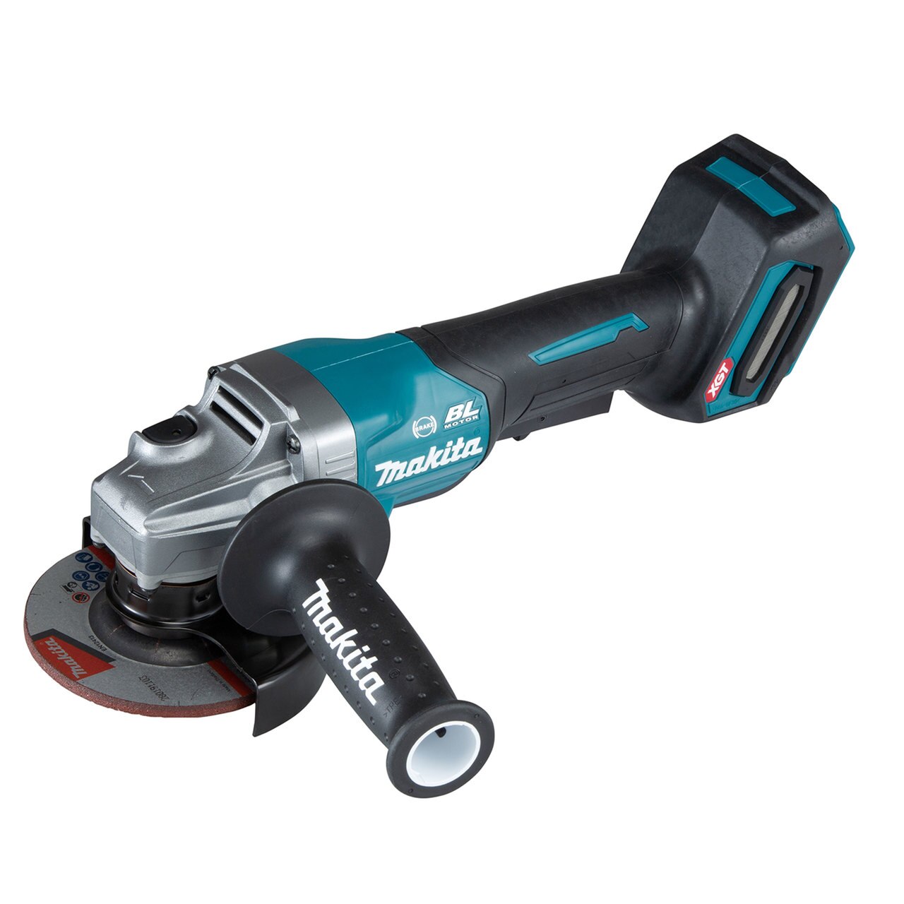 Makita GA012GZ 40Vmax XGT Безчеткана Ъглошлайф с превключвател за гребла 115 мм (само корпус)