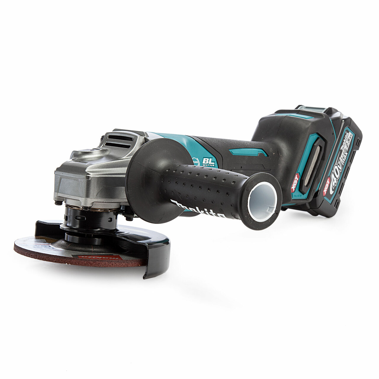 Makita GA013GD202 40Vmax XGT 5 инча / 125 мм Ъглошлайф (2 x 2,5Ah батерии)