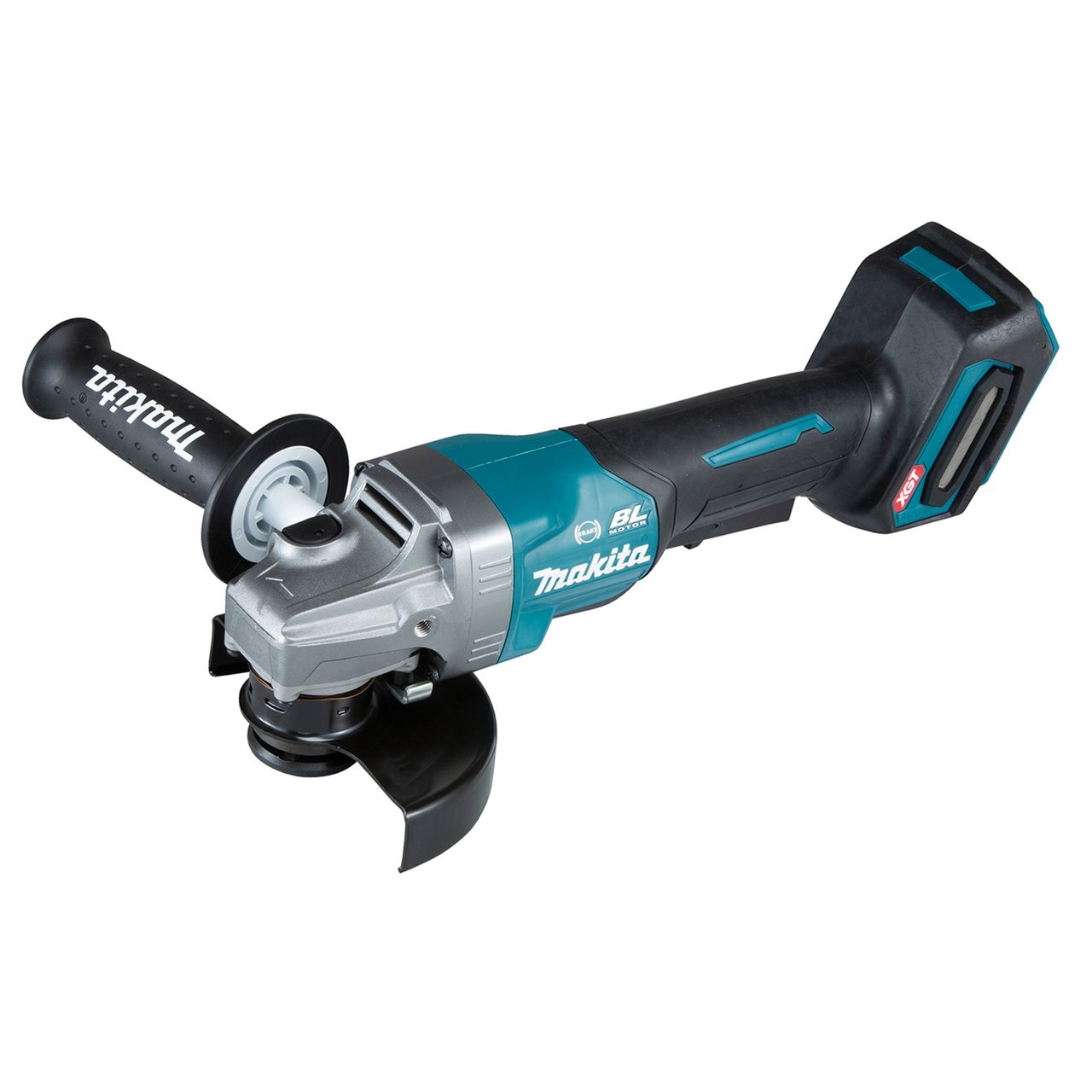 Makita GA013GZ 40Vmax XGT Безчеткана Ъглошлайф с превключвател за гребла 125 мм (само корпус)